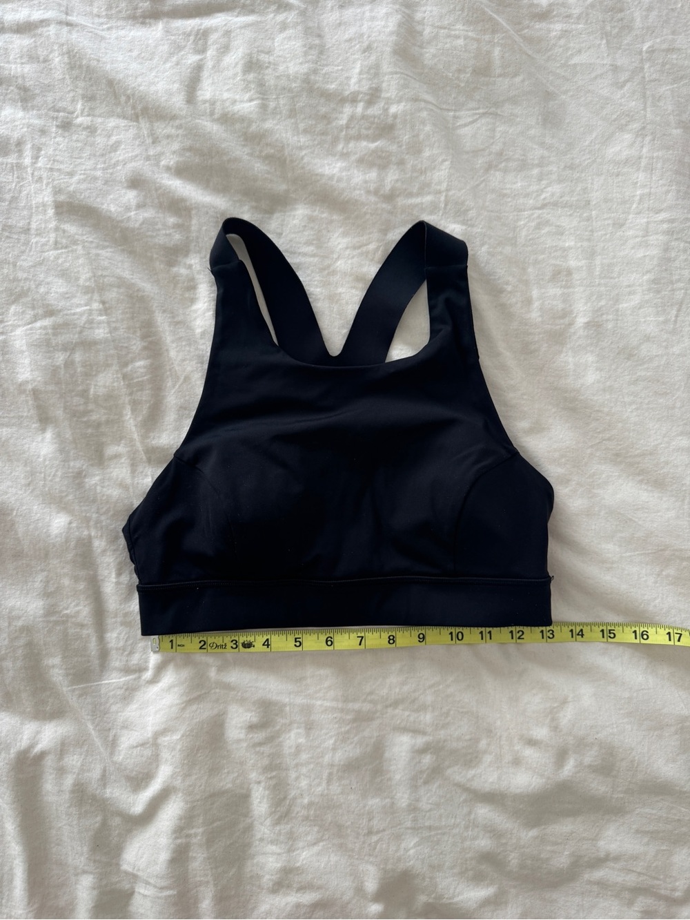 lululemon athletica High Neck Black Sports Bra | Size 8